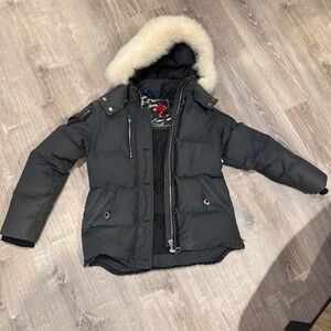 Moose Knuckles Men’s Down Jacket w/ Fur Hood | Size M | Authentic